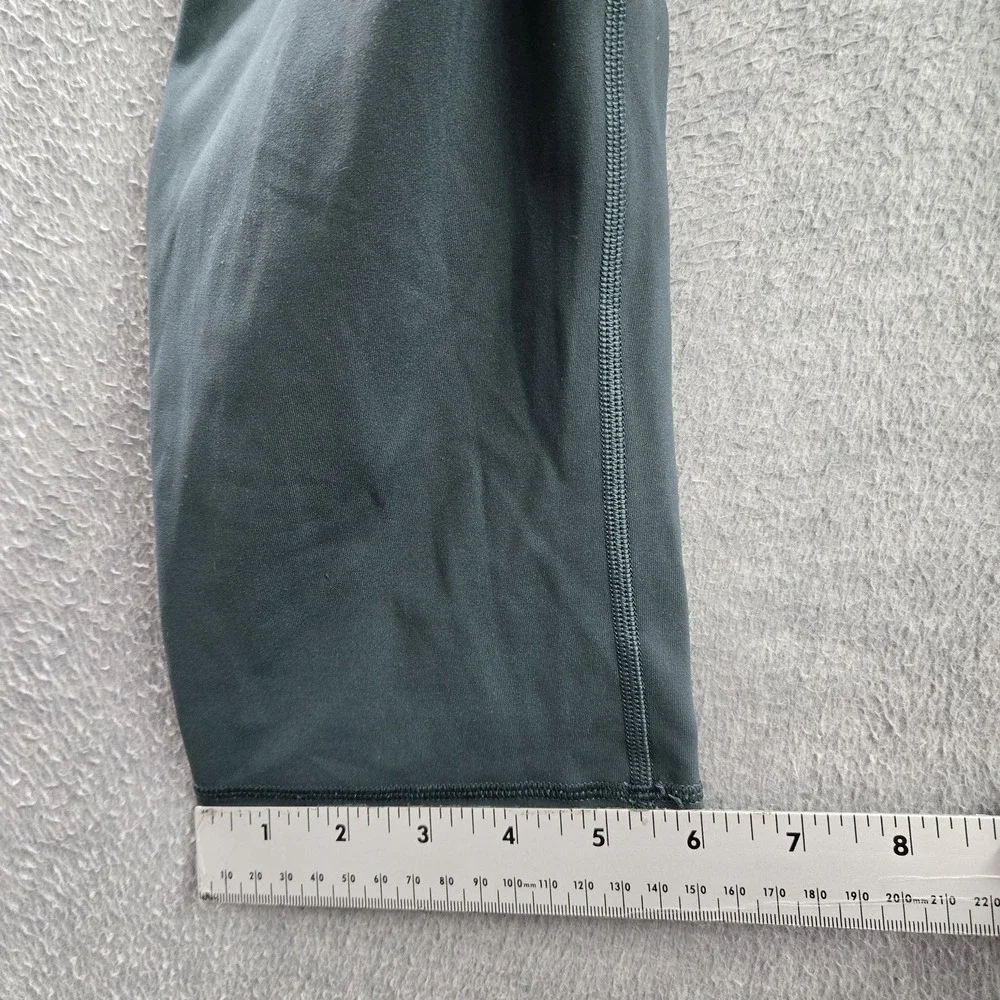 Lululemon Women Activewear Pants 8 Blue Wunder Under HR Capri‎ Yoga Legging